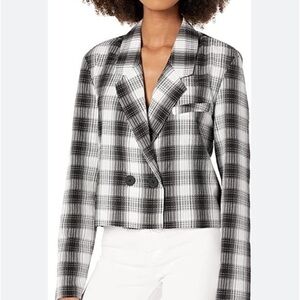 NWT BB Dakota by Steve Madden black & white blazer, size M